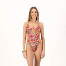 Clifton One Piece Swimsuit Leopard Floral