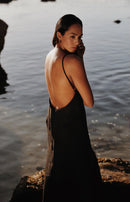 The Full Length Slip Dress Black