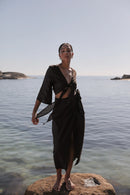 The Wrap Skirt Brown