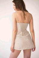 The Cara Mini Dress Natural