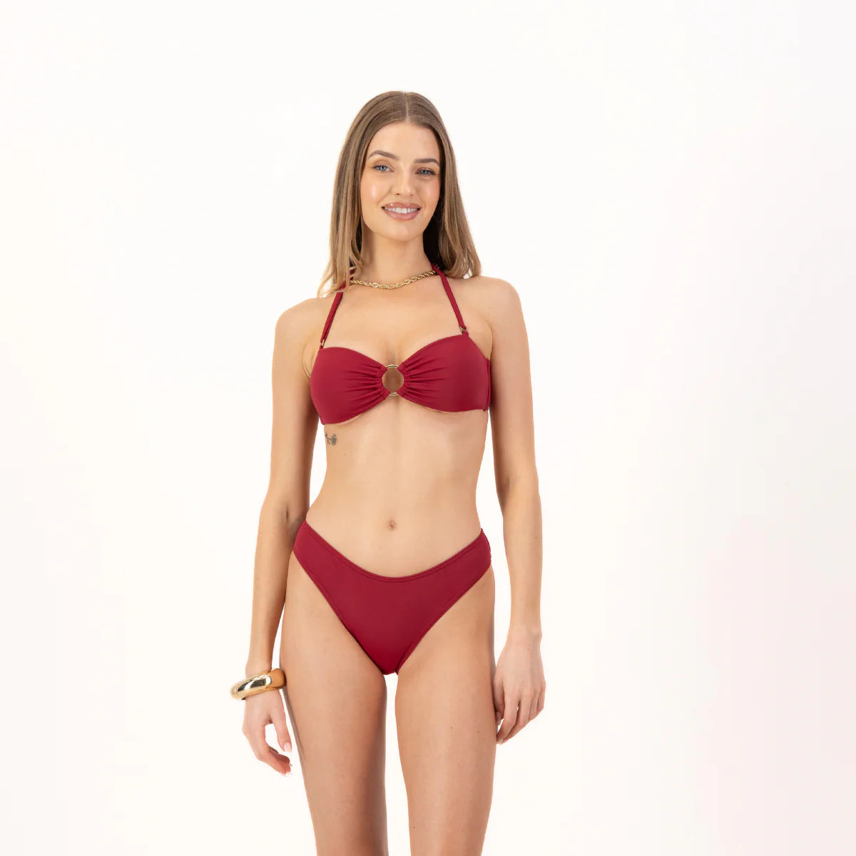 The Clifton Basic Bottom Sangria Burgandy