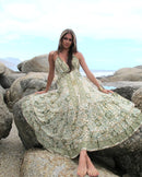 Jaipur Maxi Dress Green Leaf