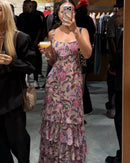 Anara Frill Maxi Dress La Granada
