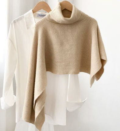 Asymmetrical Knit Beige