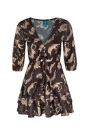 Sienna Dress Black Tiger