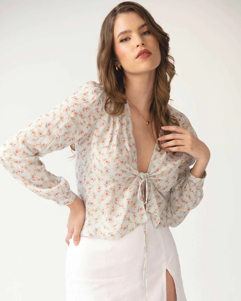 The Aida Top White Floral
