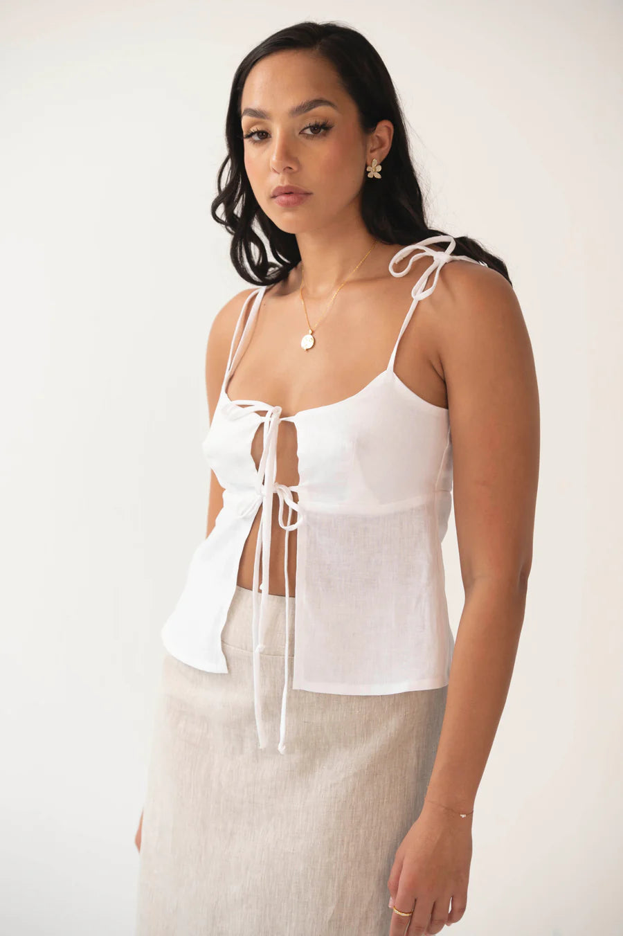 The Rita Top White