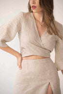 The Wrap Top Natural