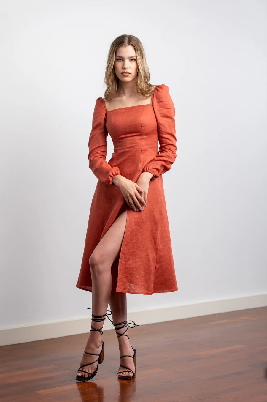 The Bailey Dress Rust