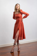 The Bailey Dress Rust