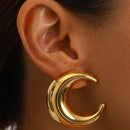 Curvado 18k Plated Gold Earrings