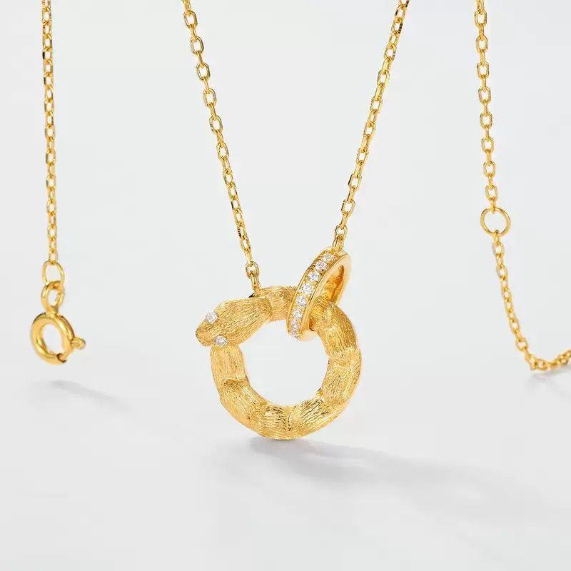 Snake 18k Plated Necklace