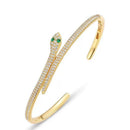 Snake 18k Plated Cuff