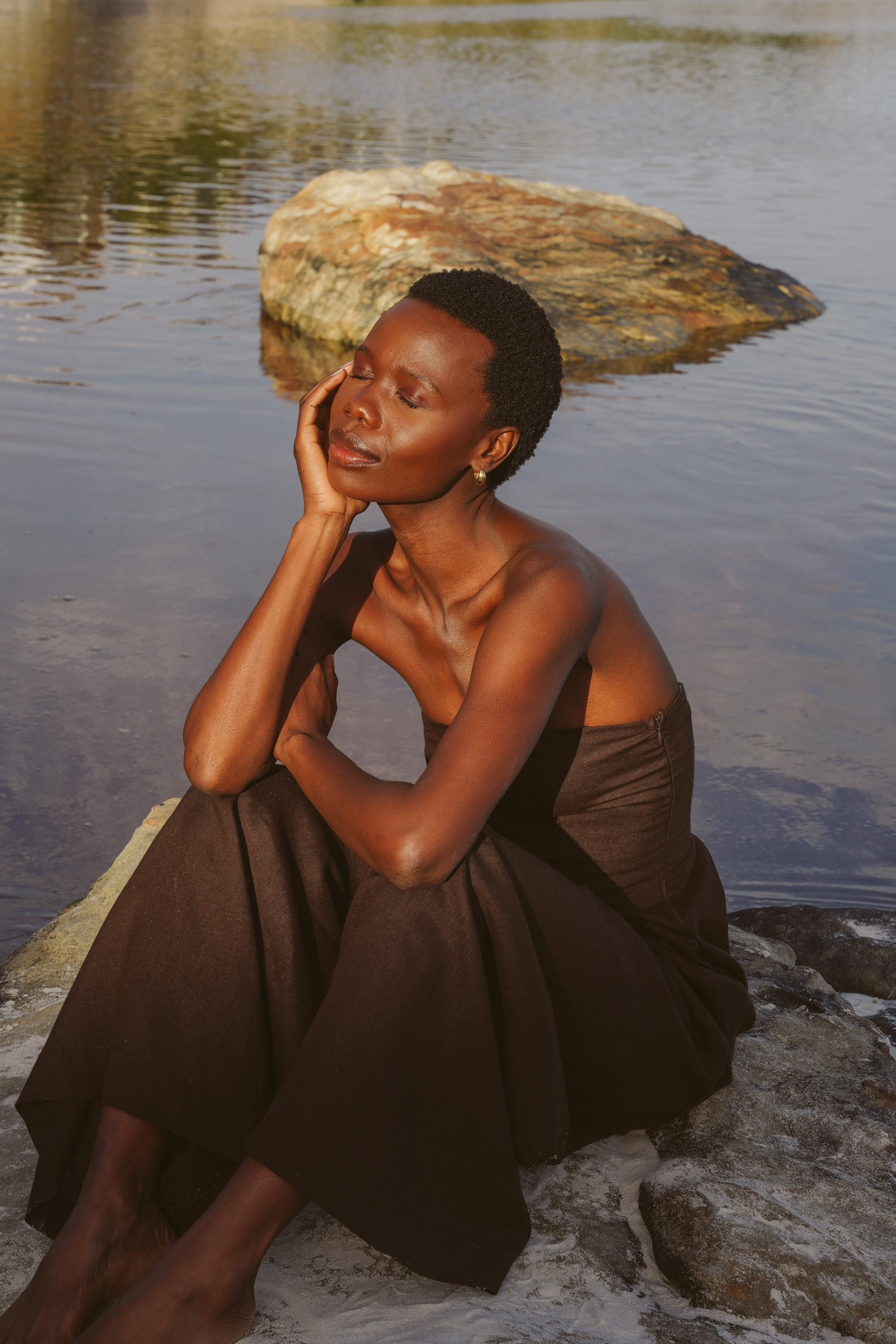 The Sofia Jumpsuit Brown