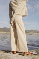 The Wide Leg Pants Cream