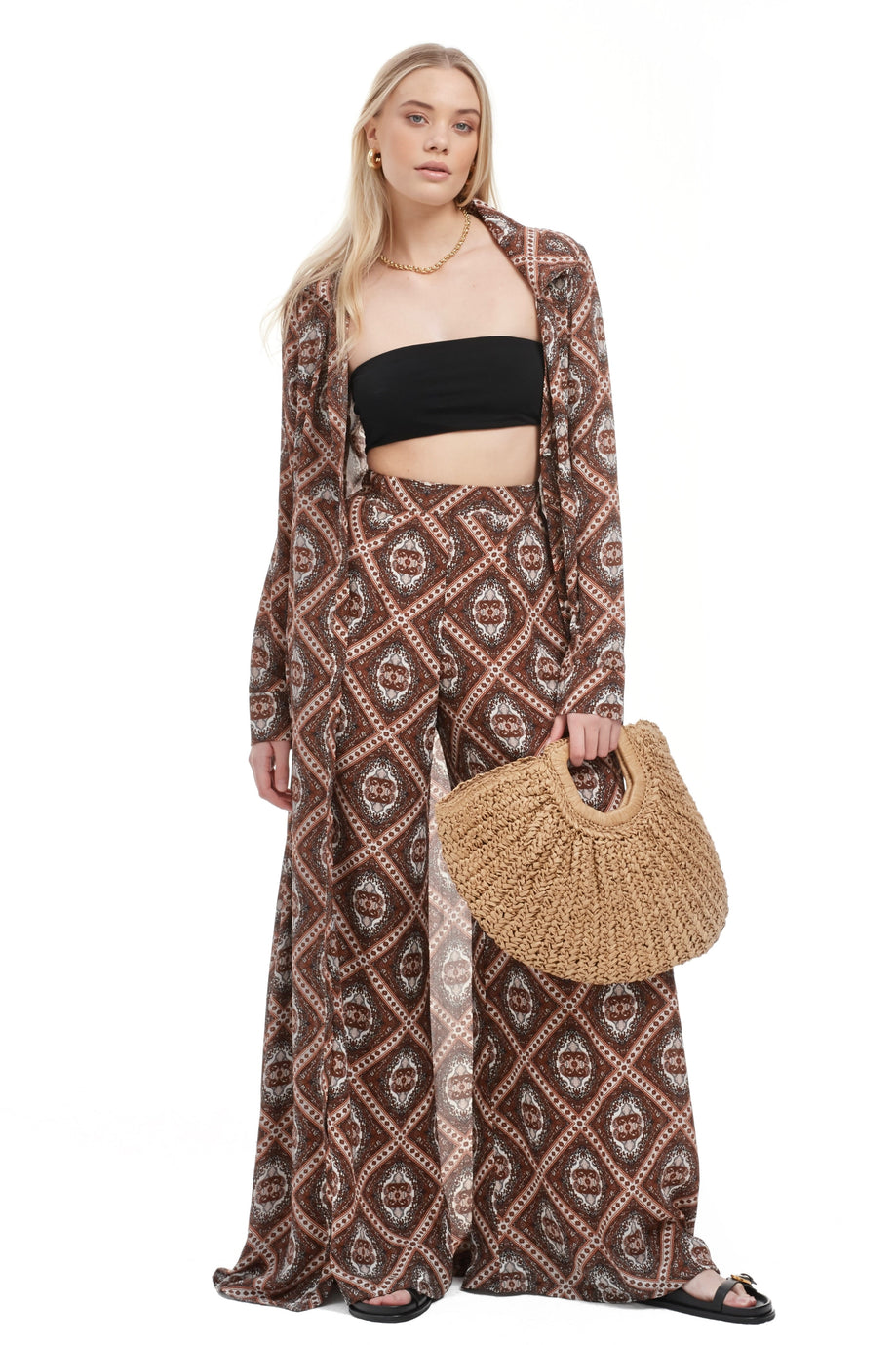 Maia Wide Leg Pant Tuscany