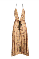 Ibiza Dress Gold Tiger