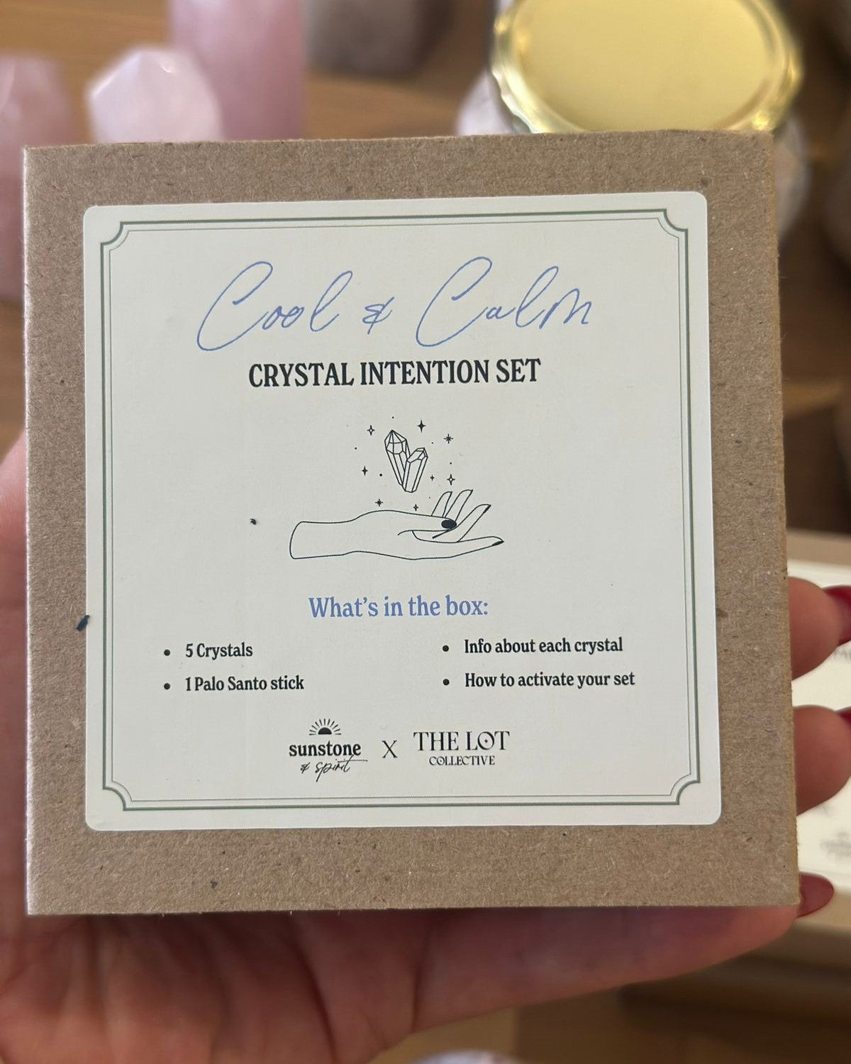 Crystal Intention Set Cool & Calm