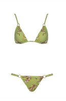 Havana Bikini Top Tiger Pistachio