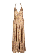 St Tropez Dress Gold Tiger