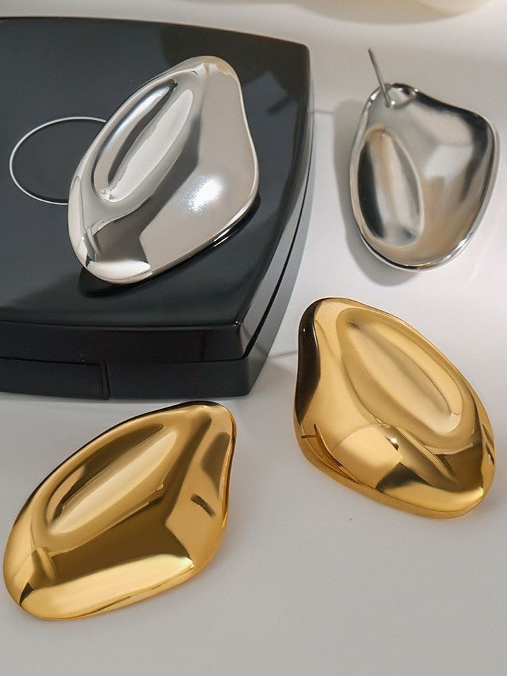 Nebula 18k Plated Gold Earrings