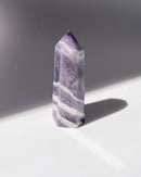 Polished Chevron Amethyst Points Medium Madagascar