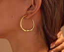Natural Hoop Earrings