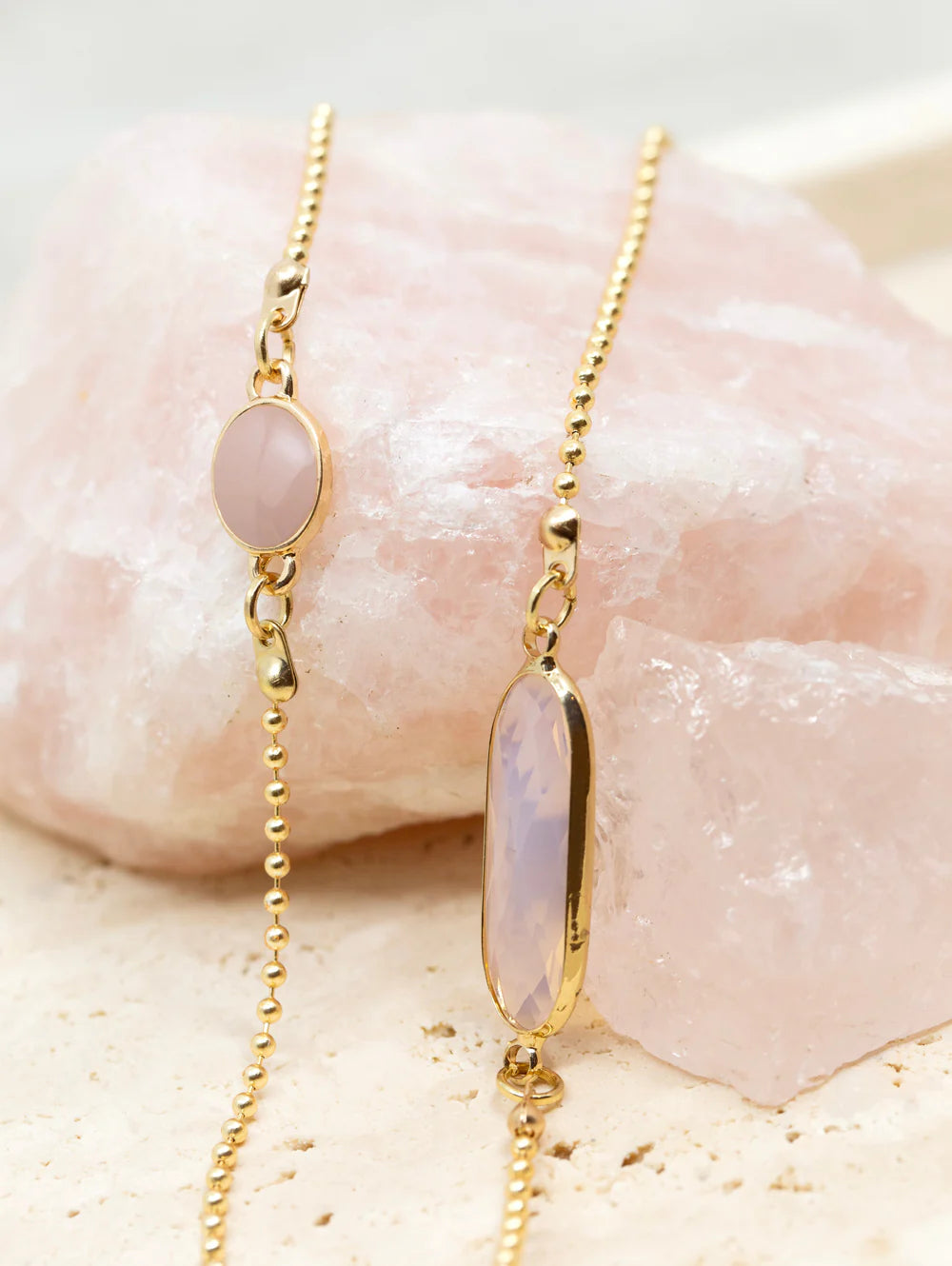 Crystal C Peach Sunglasses Chain