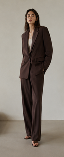 Cocoa Command Blazer Brown