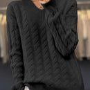 Weekend In Cable Knit Black